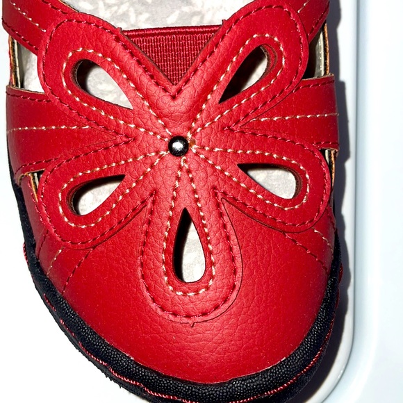 JBU by JAMBU & Co, RED Memory Foam Shoe! Vegan Nubuck upper!🔥 size 10, NEW! - Picture 6 of 6